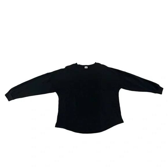 PINK Victoria’s Secret Glitter Bling Logo Varsity Crew Oversized Sweatshirt - Picture 3 of 14